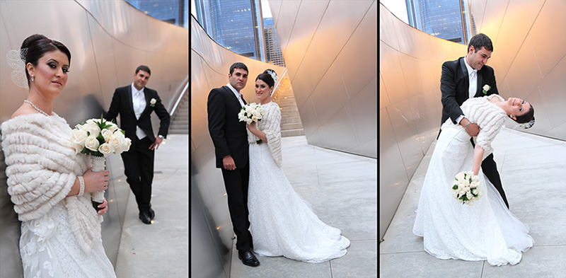 Wedding Couple at Disney Hall